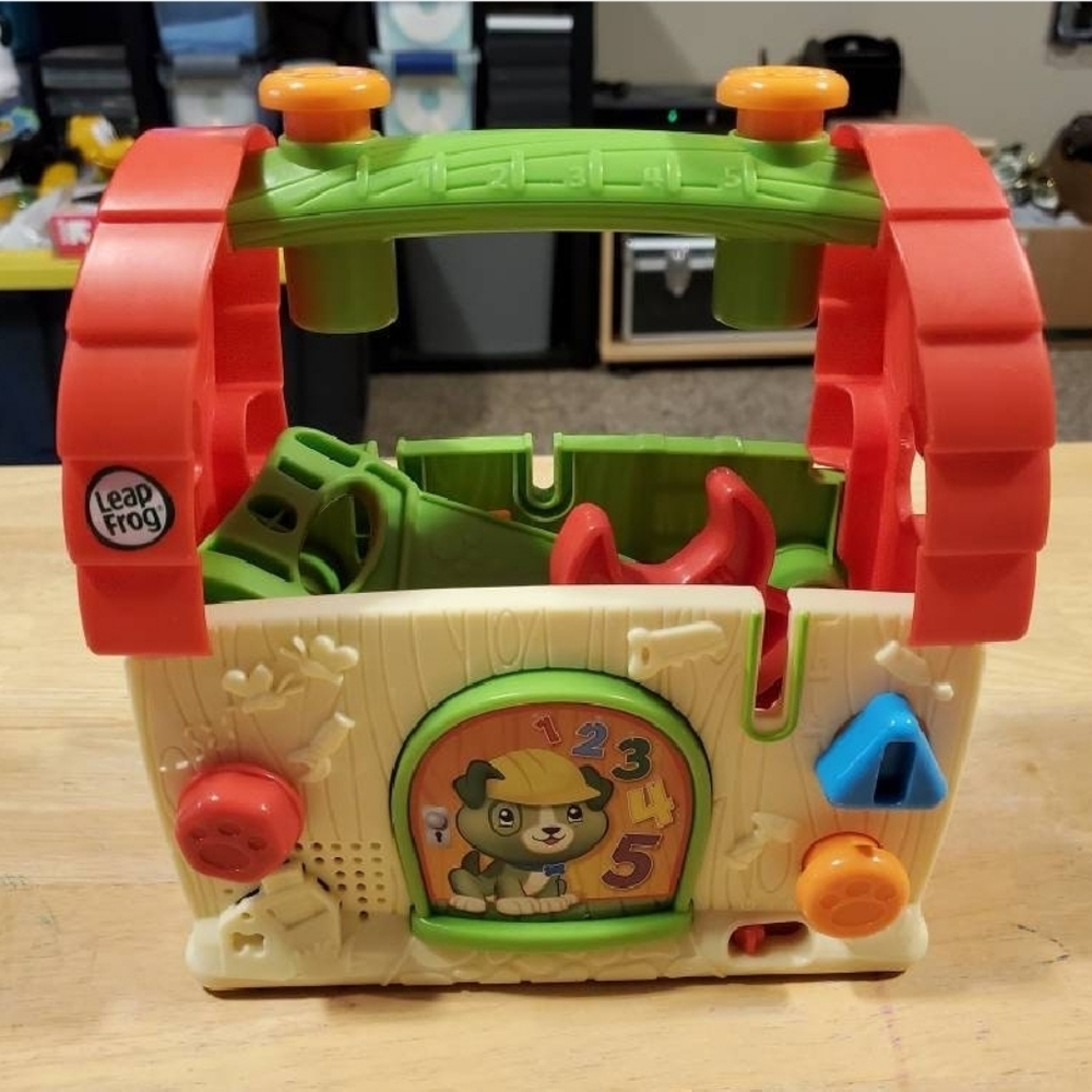 Leapfrog Build & Discover Toolbox Lot (w/ 2 Toys) **USED**